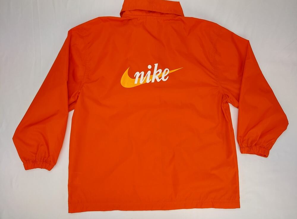 Vintage Nike Youth Windbreaker Track Snap Close Red Jacket Sz Large (14)
